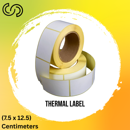 Clev Stores Direct Thermal Shipping Labels – 75x125mm, Waterproof, Strong Adhesive, Compatible with Zebra & Others