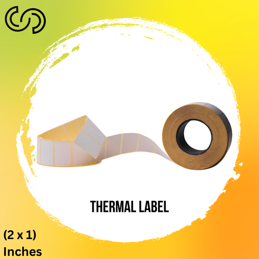Clev Stores Direct Thermal Shipping Labels – 50x25mm, Waterproof, Strong Adhesive, Compatible with Zebra & Others