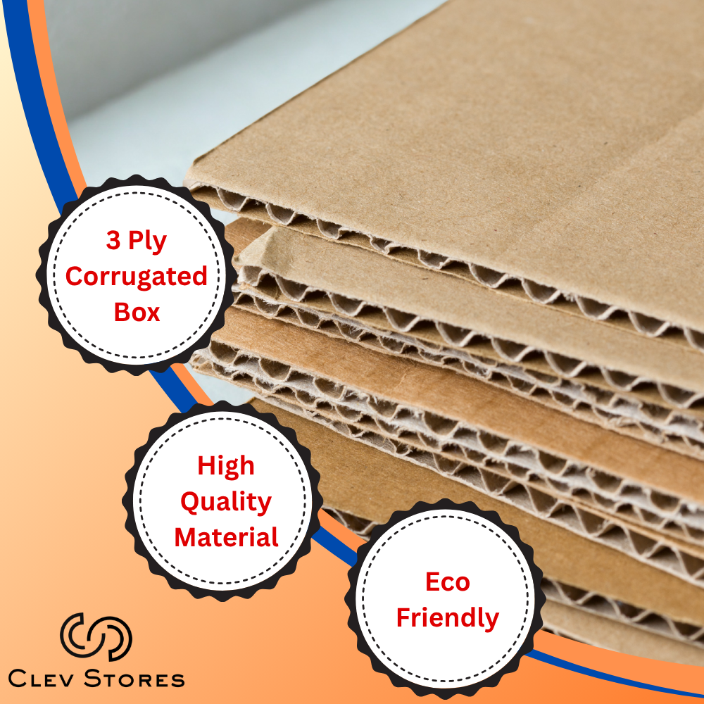 3 Ply Corrugated Box (15 x 15 x 15) Inches