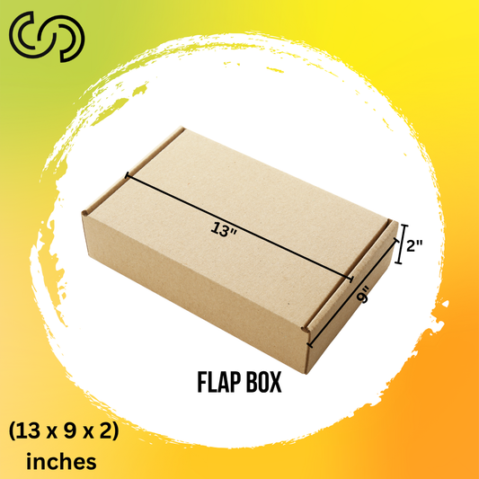 3 Ply Flap Box (13 x 9 x 2) Inches