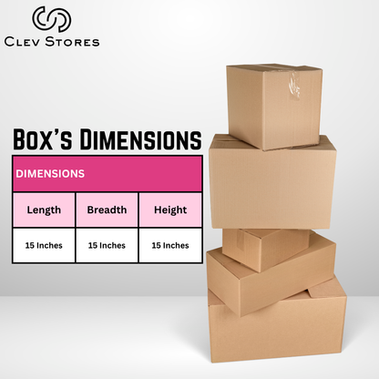 3 Ply Corrugated Box (15 x 15 x 15) Inches